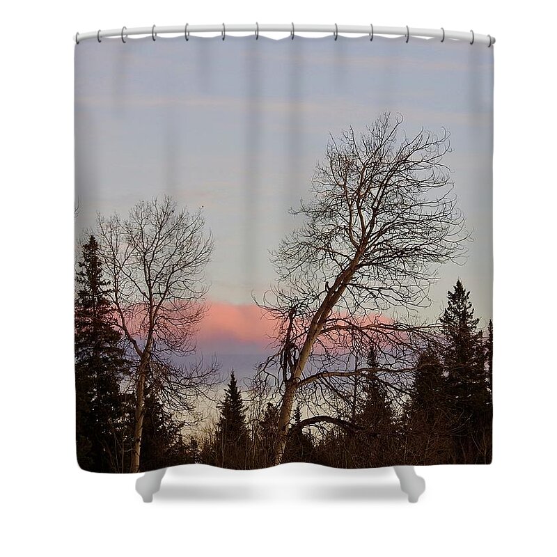 Sunset Shower Curtain featuring the photograph Sunset by Nicola Finch