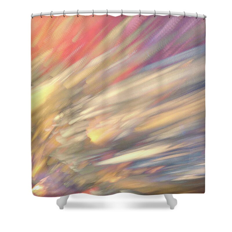 Sunset Shower Curtain featuring the photograph Sunset Spectrum cropped by Matt Molloy