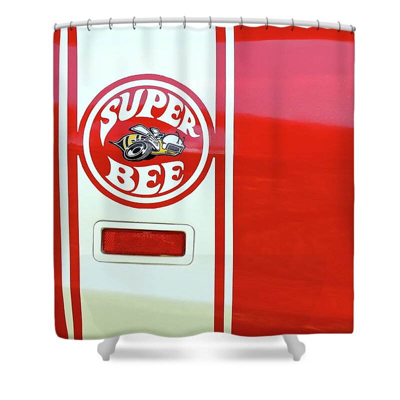 Super Bee Shower Curtain featuring the photograph Super Bee by Lens Art Photography By Larry Trager
