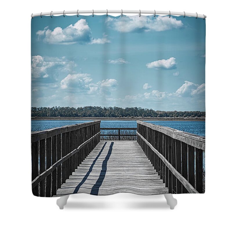 Water Shower Curtain featuring the photograph Take A Nature Walk by Portia Olaughlin
