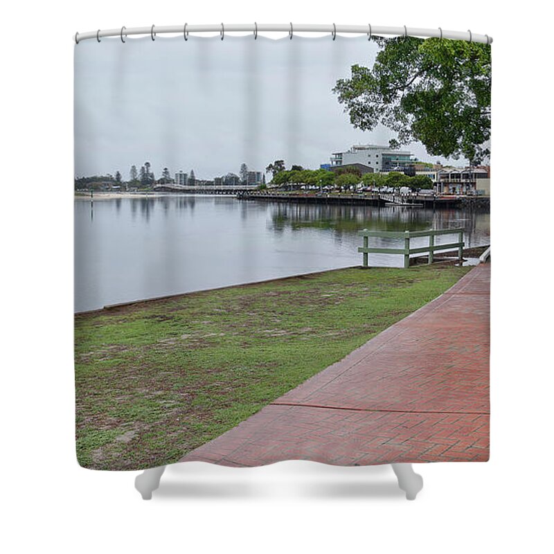  Forster Photo Prints Shower Curtain featuring the digital art Take A walk Forster 5467 by Kevin Chippindall