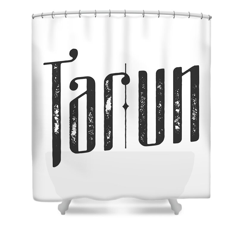Tarun Shower Curtain featuring the digital art Tarun by TintoDesigns