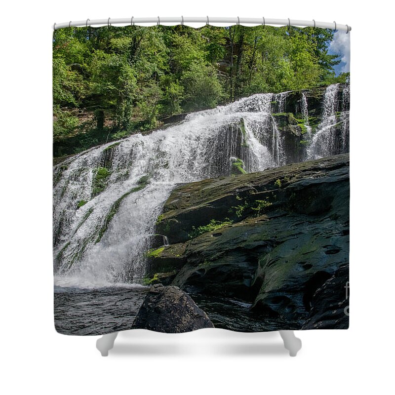 3685 Shower Curtain featuring the photograph Tennessee Waterfall by FineArtRoyal Joshua Mimbs