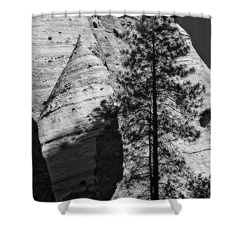 Tent Rocks Shower Curtain featuring the photograph Tent Rocks, New Mexico 5 by Steven Ralser