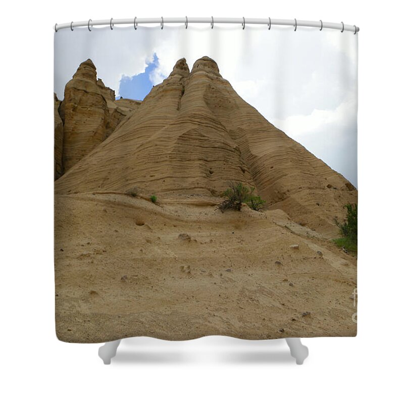 Landscape Shower Curtain featuring the photograph Tent Rocks New Mexico by Jeff Swan