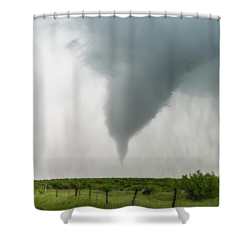 Tornado Shower Curtain featuring the photograph Texas Tornado by Marcus Hustedde
