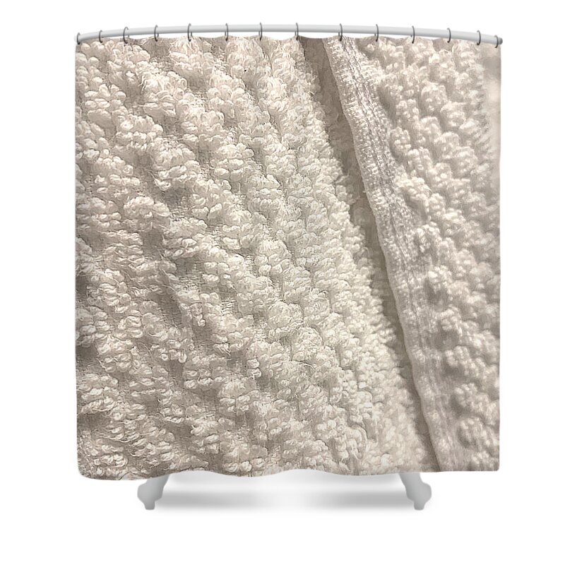 Towel Shower Curtain featuring the photograph Texture by Lee Darnell