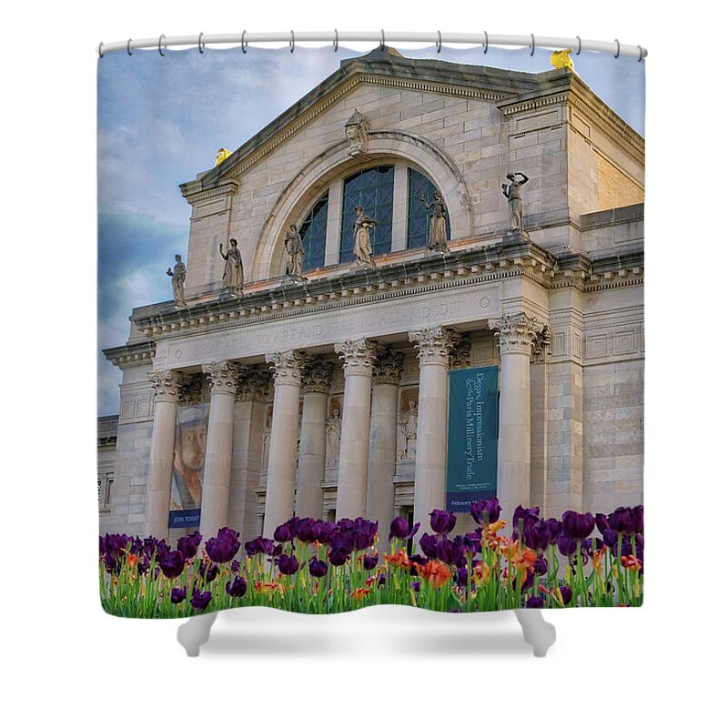 St. Louis Art Museum Shower Curtain featuring the photograph The Art Museum by Randall Allen