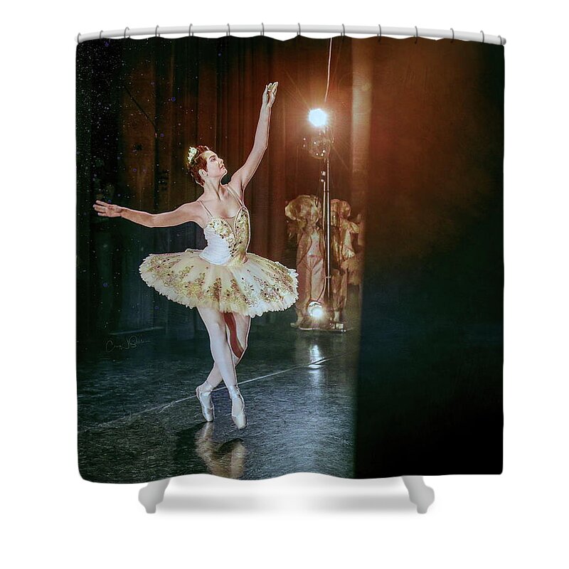Ballerina Shower Curtain featuring the photograph The Ballerina by Craig J Satterlee