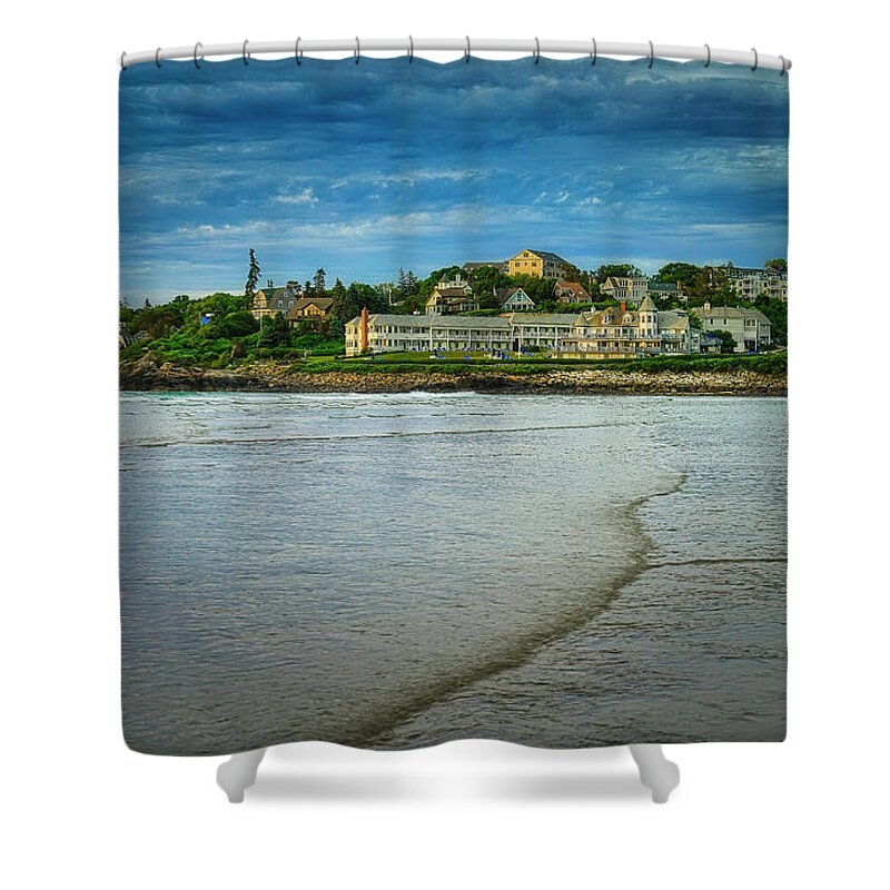 Ogunquit Shower Curtain featuring the photograph The Beachmere by Penny Polakoff