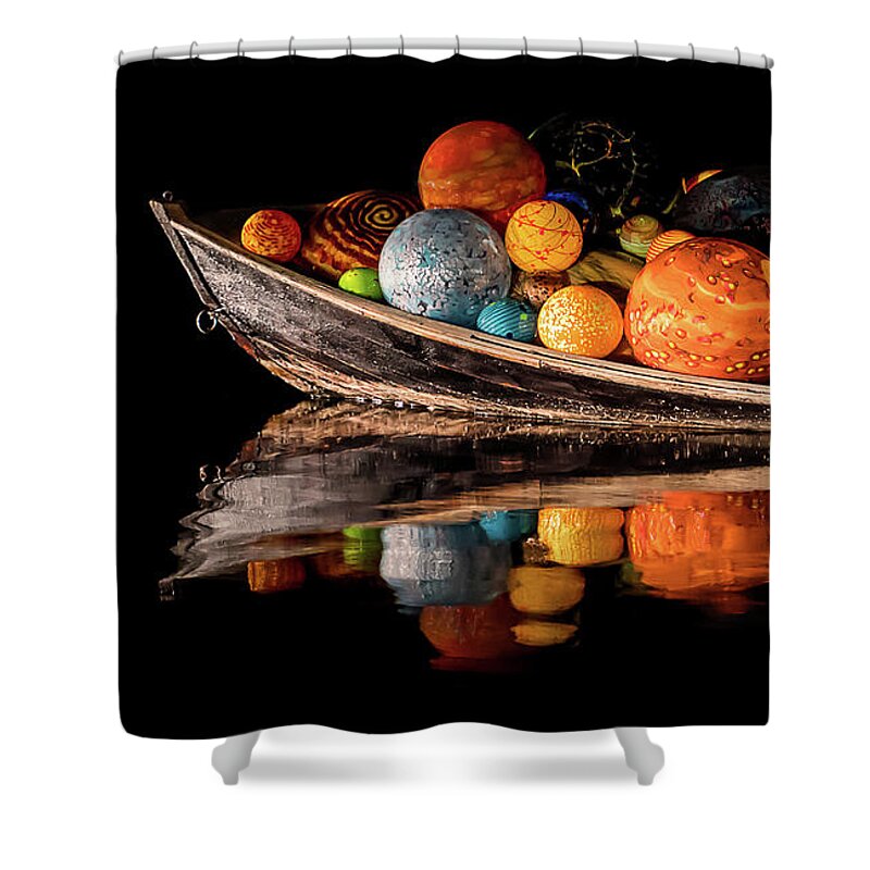 Boat Ride Shower Curtain featuring the photograph The Boat Ride by Sylvia Goldkranz