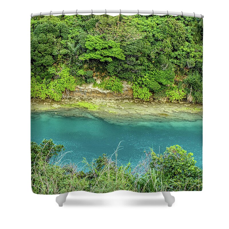 Yakena Shower Curtain featuring the photograph The Bypass by Eric Hafner
