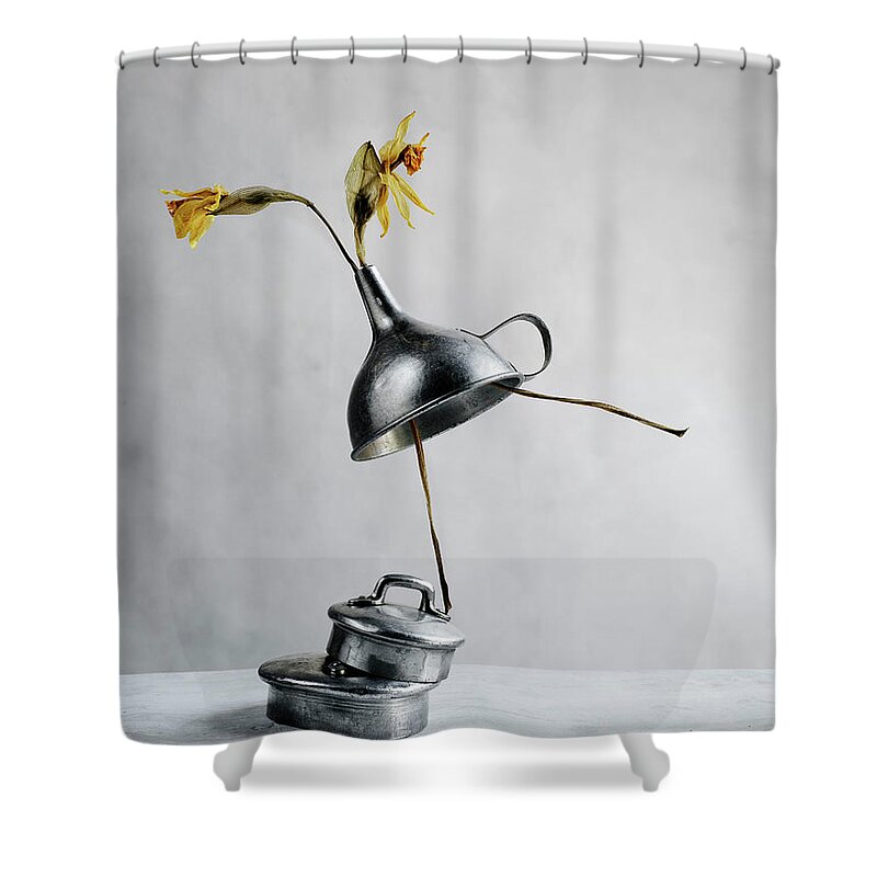 Still Life Shower Curtain featuring the photograph Dancer by Nailia Schwarz