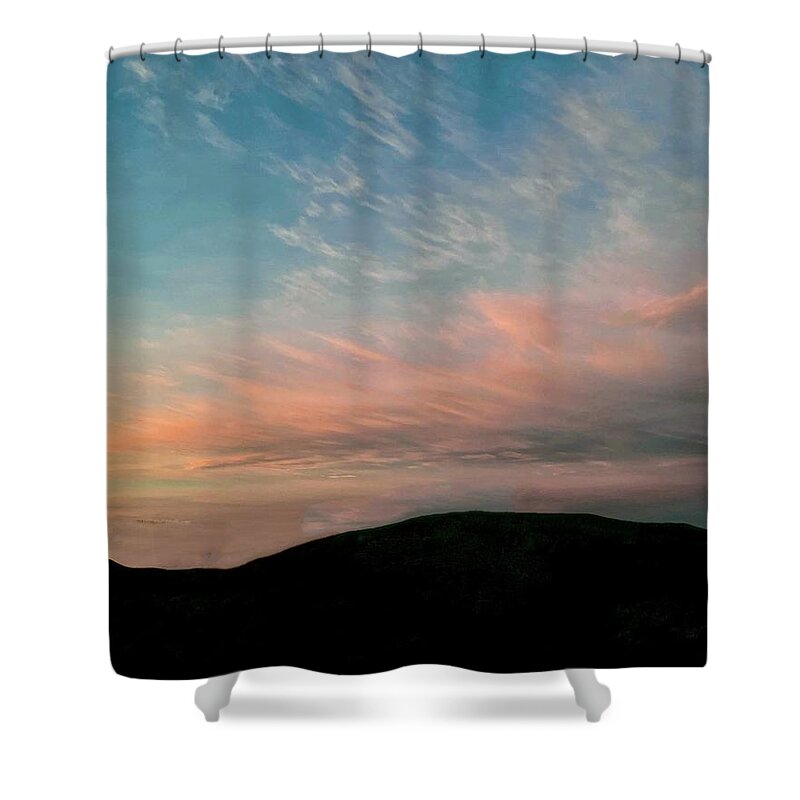 Dawn Shower Curtain featuring the photograph The Delicate Light of Dawn by Sarah Lilja