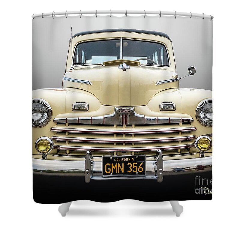 California Shower Curtain featuring the photograph The Face of a Woodie, 1 of 3 by David Levin