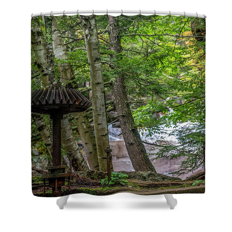 Factory Shower Curtain featuring the photograph The Factory Remains by Regina Muscarella