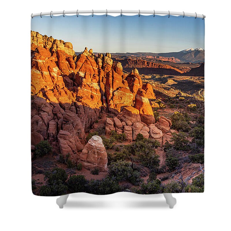 2018 Shower Curtain featuring the photograph The Fiery Furnace by Tim Stanley