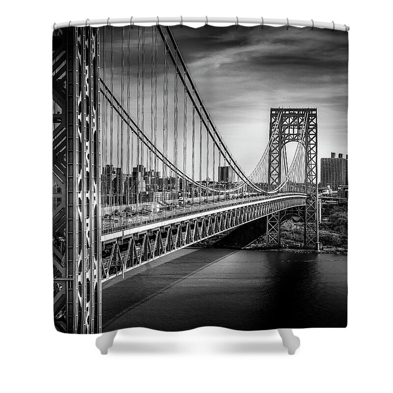 Fort Lee Historic Park Shower Curtain featuring the photograph The George by Penny Polakoff
