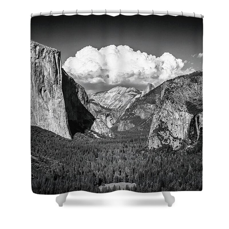 Yosemite Shower Curtain featuring the photograph The Lovely Yosemite Valley #1 by Joseph S Giacalone