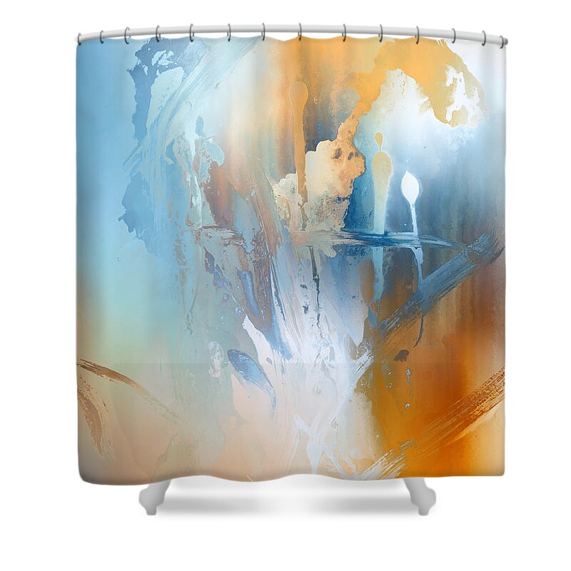 Gandalf Shower Curtain featuring the painting The Magician by John Emmett