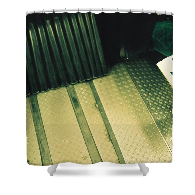 Metro Shower Curtain featuring the photograph The metroer by Barthelemy De Mazenod