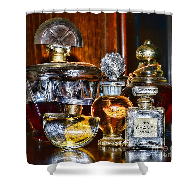 The Perfume Collection Shower Curtain by Paul Ward - Pixels