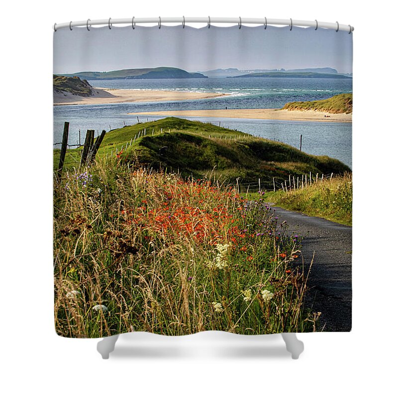 Donegal Shower Curtain featuring the photograph Ballyness Bay - Falcarragh, Donegal by John Soffe