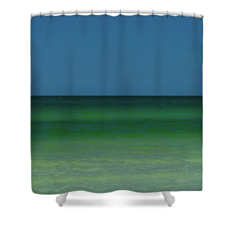 Sea Shower Curtain featuring the photograph The Sea by Marian Tagliarino