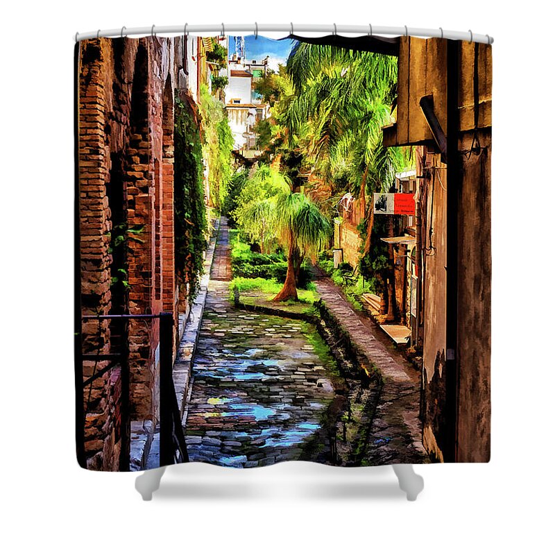 Italy Shower Curtain featuring the photograph The Secret Garden by Monroe Payne
