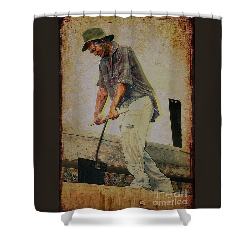 Museum Shower Curtain featuring the photograph The Way it Was by Elaine Teague