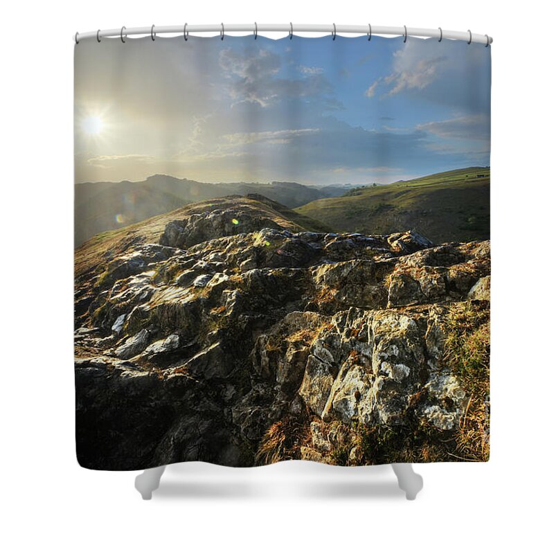 Outdoor Shower Curtain featuring the photograph Thorpe Cloud 3.0 by Yhun Suarez
