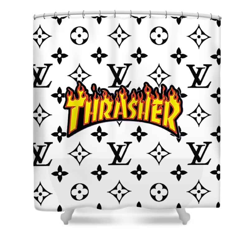 Thrasher X Louis Vuitton Shower Curtain
