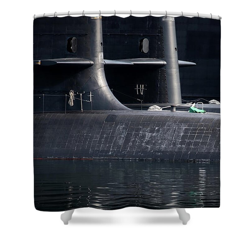 Asia Shower Curtain featuring the photograph Three Sub Sides by Bill Chizek