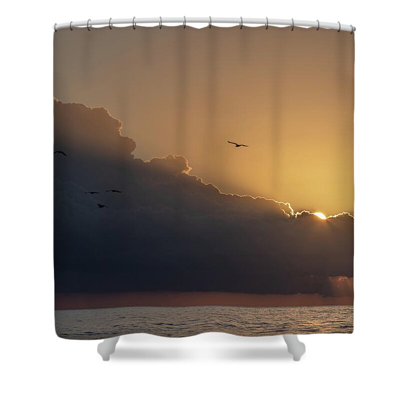 Beach Shower Curtain featuring the photograph Till Tomorrow by Peter Tellone