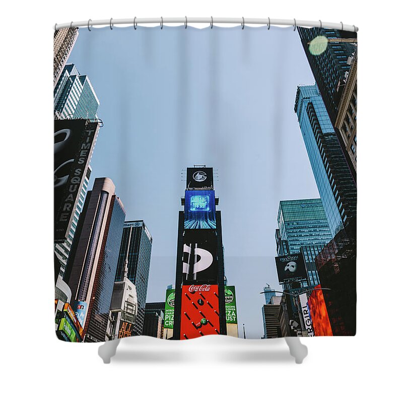 Times Shower Curtain featuring the photograph Times Square in New York City, the USA. by Michal Bednarek