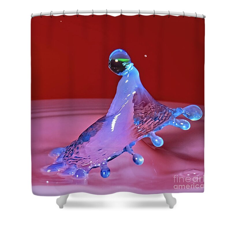 Water Shower Curtain featuring the photograph Tiny Dancer by Tom Watkins PVminer pixs