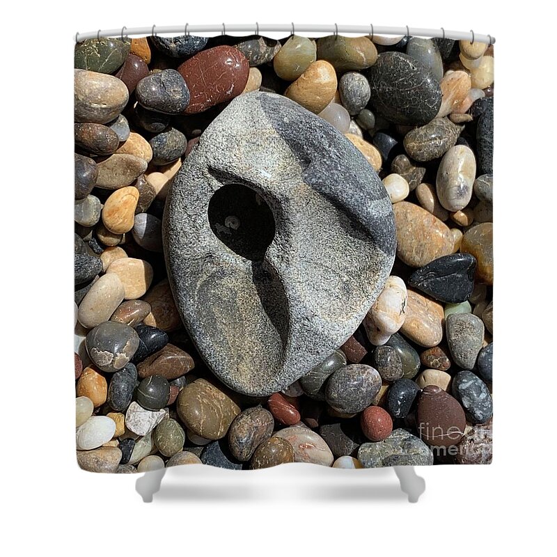 Rocks Shower Curtain featuring the photograph Tiny Universe by Wendy Golden