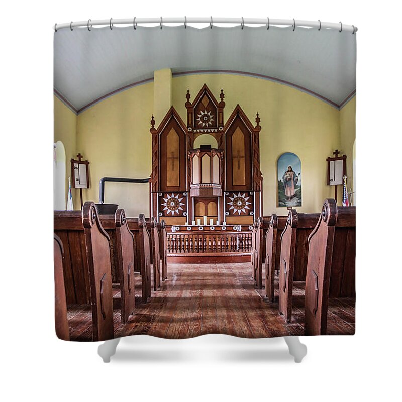 Cransfill Gap Shower Curtain featuring the photograph To the Front - Color by KC Hulsman