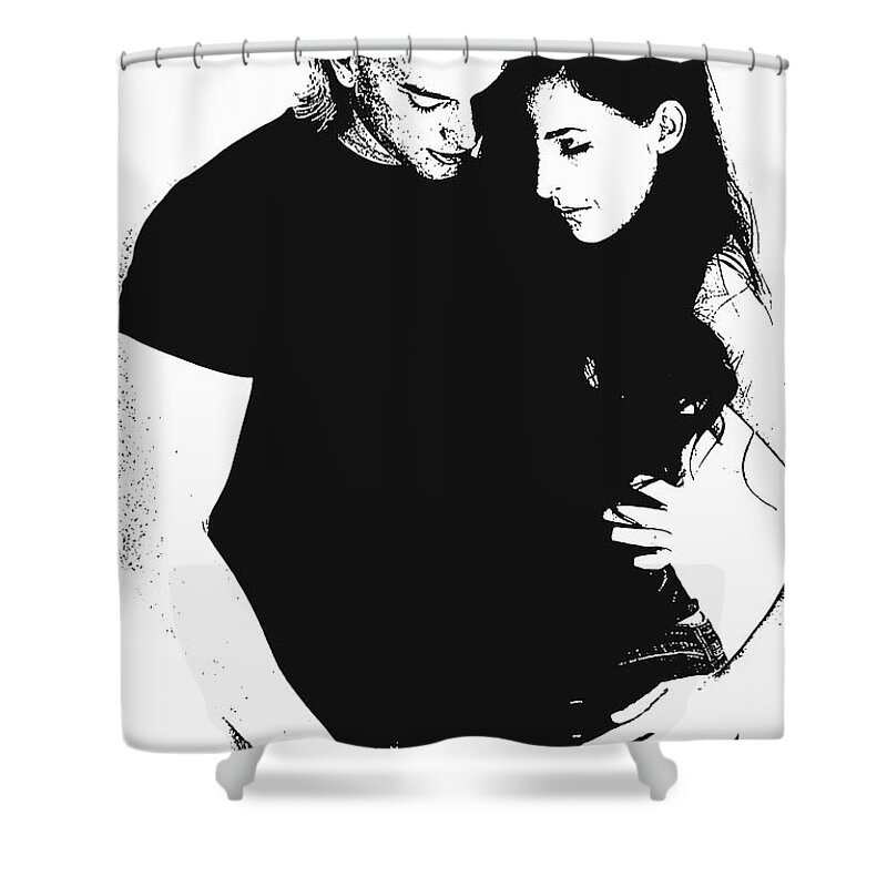 Dave Shower Curtain featuring the photograph Together by Jim Whitley