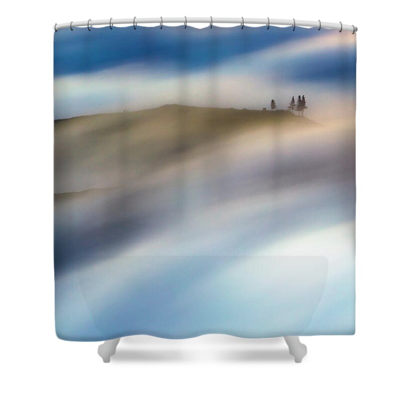 Atlantic Ocean Shower Curtain featuring the photograph Touch Of Wind by Evgeni Dinev