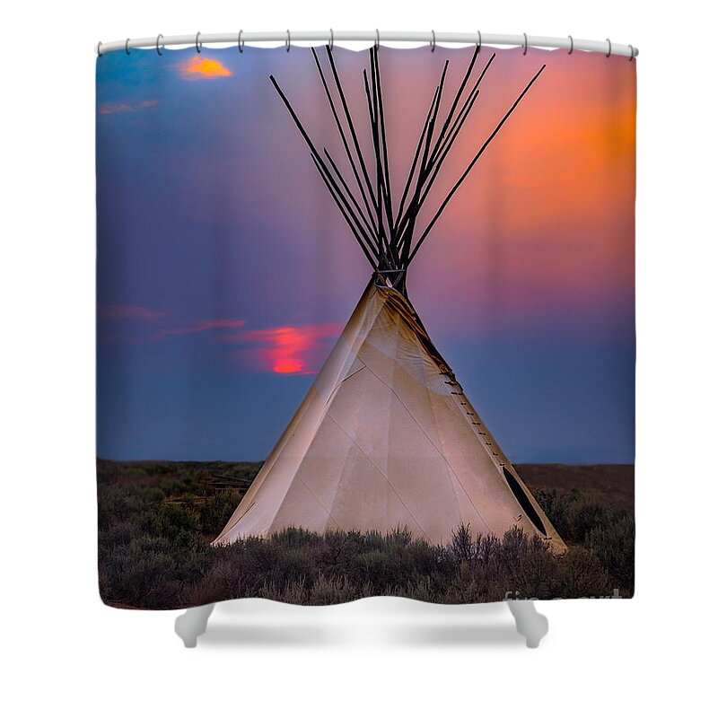 Taos Shower Curtain featuring the photograph Tranquility from Northern NM by Elijah Rael