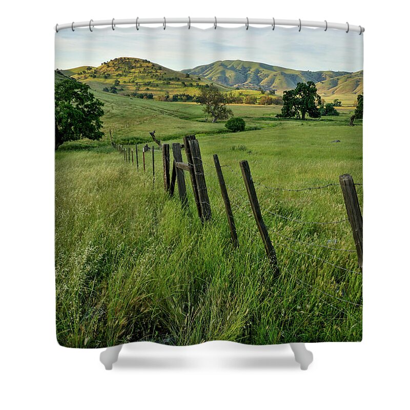 Morning Shower Curtain featuring the photograph Tranquility Yokohl Valley by Brett Harvey