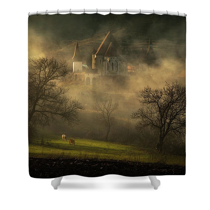 Europe Shower Curtain featuring the photograph Transilvania by Piotr Skrzypiec