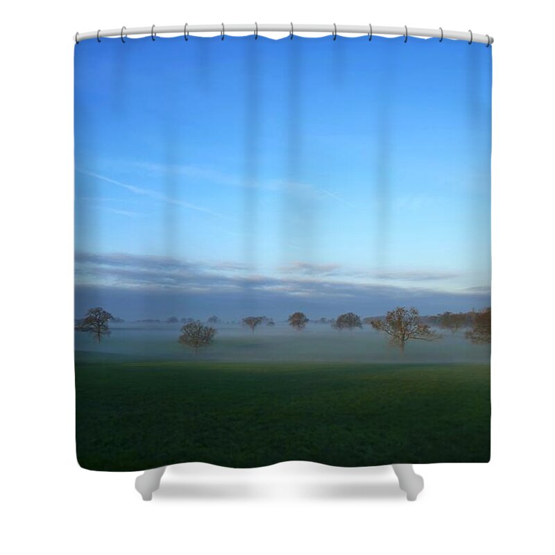 Trees Shower Curtain featuring the photograph Trees Nine by Ian Hutson