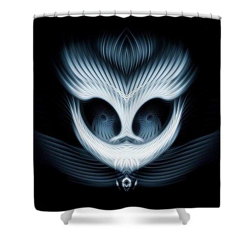 Abstract Shower Curtain featuring the photograph Trinity 160 by Philippe Sainte-Laudy