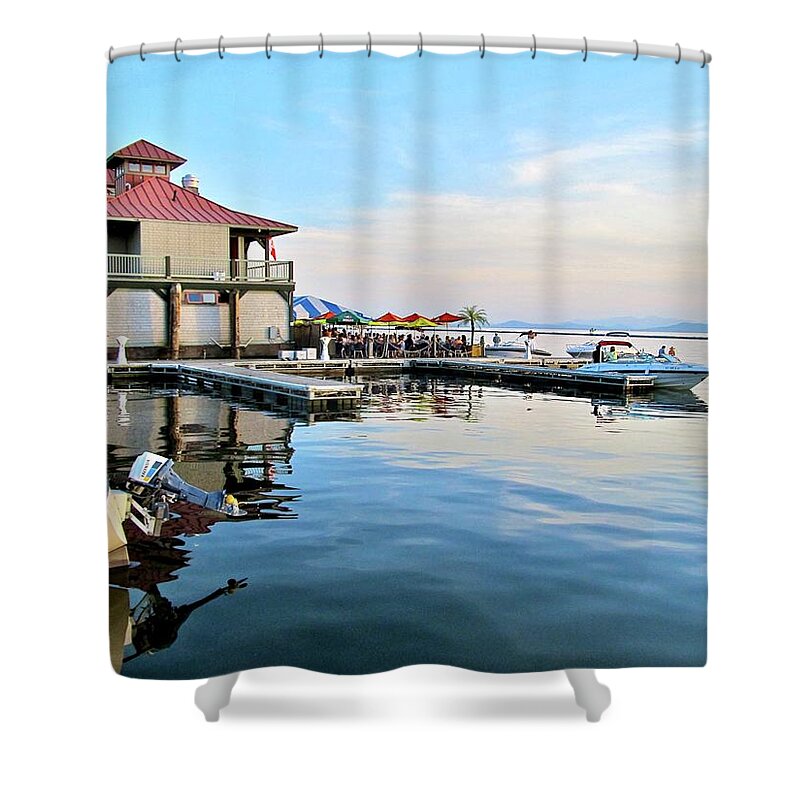 Burlington Vt Shower Curtain featuring the photograph Tropical Vermont by Mike Reilly