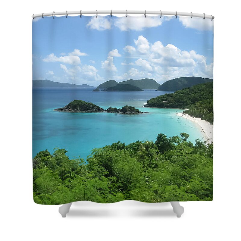 Coral Bay Shower Curtains