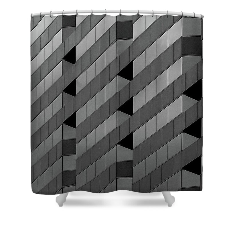 Urban Shower Curtain featuring the photograph Twelve Triangles by Stuart Allen