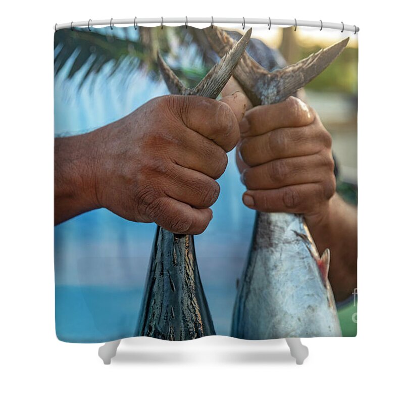 Fish Shower Curtain featuring the photograph Two Fish by Jim West
