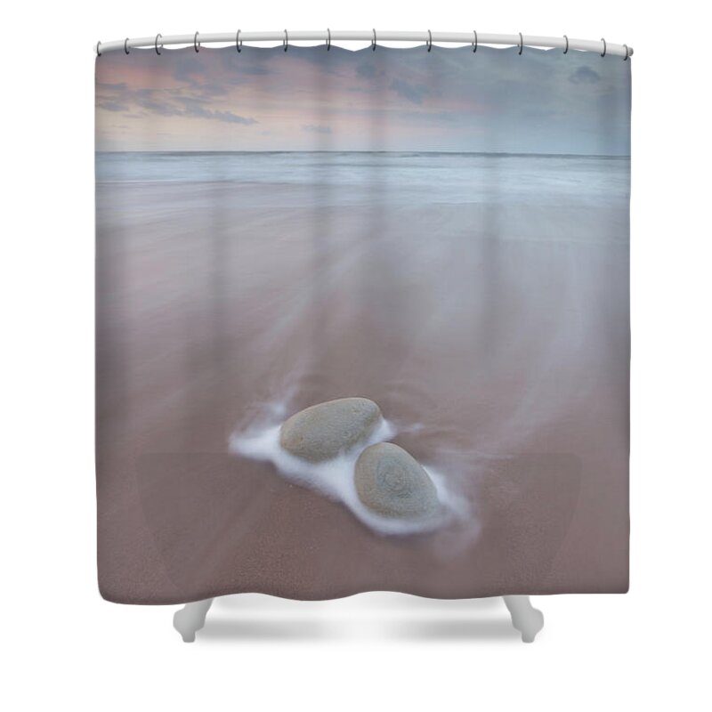 Beach Shower Curtain featuring the photograph Two of a kind by Anita Nicholson